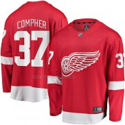 Maglia Hockey Detroit Red Wings J.T. Compher Home Breakaway Rosso
