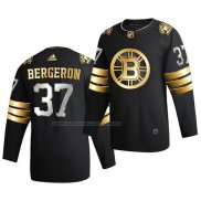 Maglia Hockey Golden Edition Boston Bruins Patrice Bergeron Limited Autentico 2020-21 Nero