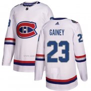Maglia Hockey Montreal Canadiens Bob Gainey Autentico 2017 100 Classic Bianco
