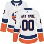 Maglia Hockey Donna New York Islanders Personalizzate Away Bianco