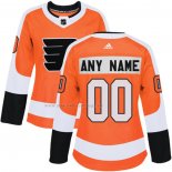Maglia Hockey Donna Philadelphia Flyers Personalizzate Home Arancione