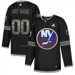 Maglia Hockey New York Islanders Personalizzate Black Shadow Nero