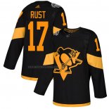 Maglia Hockey Pittsburgh Penguins Bryan Rust Autentico 2019 Stadium Series Nero