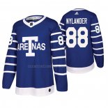 Maglia Hockey Toronto Maple Leafs William Nylander Throwback Autentico Blu