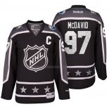 Maglia Hockey 2017 All Star Edmonton Oilers Connor Mcdavid Nero