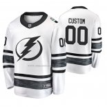 Maglia Hockey 2019 All Star Tampa Bay Lightning Personalizzate Bianco