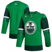 Maglia Hockey Edmonton Oilers 2023 St. Patrick's Day Autentico Verde