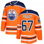 Maglia Hockey Edmonton Oilers Benoit Pouliot Home Autentico Arancione