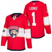 Maglia Hockey Florida Panthers Roberto Luongo Autentico Home 2018 Rosso