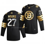 Maglia Hockey Golden Edition Boston Bruins John Moore Limited Autentico 2020-21 Nero
