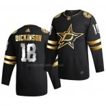 Maglia Hockey Golden Edition Dallas Stars Jason Dickinson Limited Autentico 2020-21 Nero