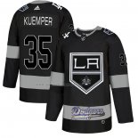 Maglia Hockey Los Angeles Kings Kuemper City Joint Name Stitched Nero