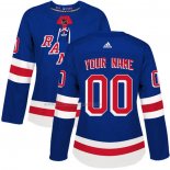 Maglia Hockey Donna New York Rangers Personalizzate Home Blu