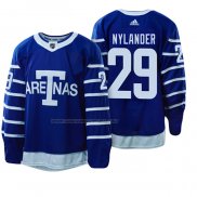 Maglia Hockey Toronto Maple Leafs William Nylander 1918 Arenas Throwback Blu