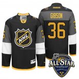 Maglia Hockey 2016 All Star Anaheim Ducks John Gibson Nero