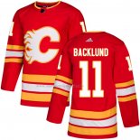 Maglia Hockey Calgary Flames Backlund Alternato Autentico Rosso