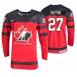 Maglia Hockey Canada Barrett Hayton 2020 Iihf World Junior Championship Rosso
