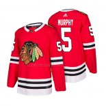 Maglia Hockey Chicago Blackhawks Connor Murphy Home Autentico 2018 Rosso