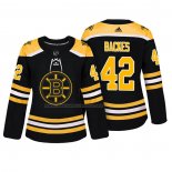Maglia Hockey Donna Boston Bruins David Backes Autentico Giocatore Nero