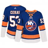 Maglia Hockey Donna New York Islanders Casey Cizikas Autentico Giocatore Blu