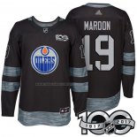 Maglia Hockey Edmonton Oilers Patrick Maroon 1917-2017 100th Anniversario Nero