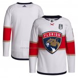 Maglia Hockey Florida Panthers 2023 Stanley Cup Final Away Primegreen Bianco