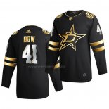 Maglia Hockey Golden Edition Dallas Stars Landon Bow Limited Autentico 2020-21 Nero