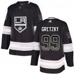 Maglia Hockey Los Angeles Kings Wayne Gretzky Drift Fashion Nero