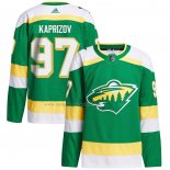 Maglia Hockey Minnesota Wild Kirill Kaprizov Alternato Primegreen Autentico 2023-24 Verde