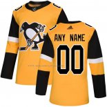 Maglia Hockey Pittsburgh Penguins Personalizzate Alternato Autentico Or