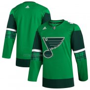 Maglia Hockey St. Louis Blues 2023 St. Patrick's Day Autentico Personalizzate Verde