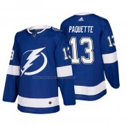 Maglia Hockey Tampa Bay Lightning Cedric Paquette Home Autentico Giocatore Blu
