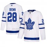 Maglia Hockey Toronto Maple Leafs Connor Brown Autentico Away Bianco