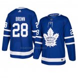 Maglia Hockey Toronto Maple Leafs Connor Brown Autentico Home Blu