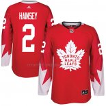 Maglia Hockey Toronto Maple Leafs Ron Hainsey Canada Autentico Rosso