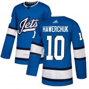 Maglia Hockey Winnipeg Jets Dale Hawerchuk Alternato Autentico Blu