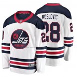 Maglia Hockey Winnipeg Jets Jack Roslovic Heritage Breakaway Bianco