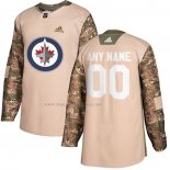 Maglia Hockey Winnipeg Jets Personalizzate Autentico 2017 Veterans Day Camuffamento